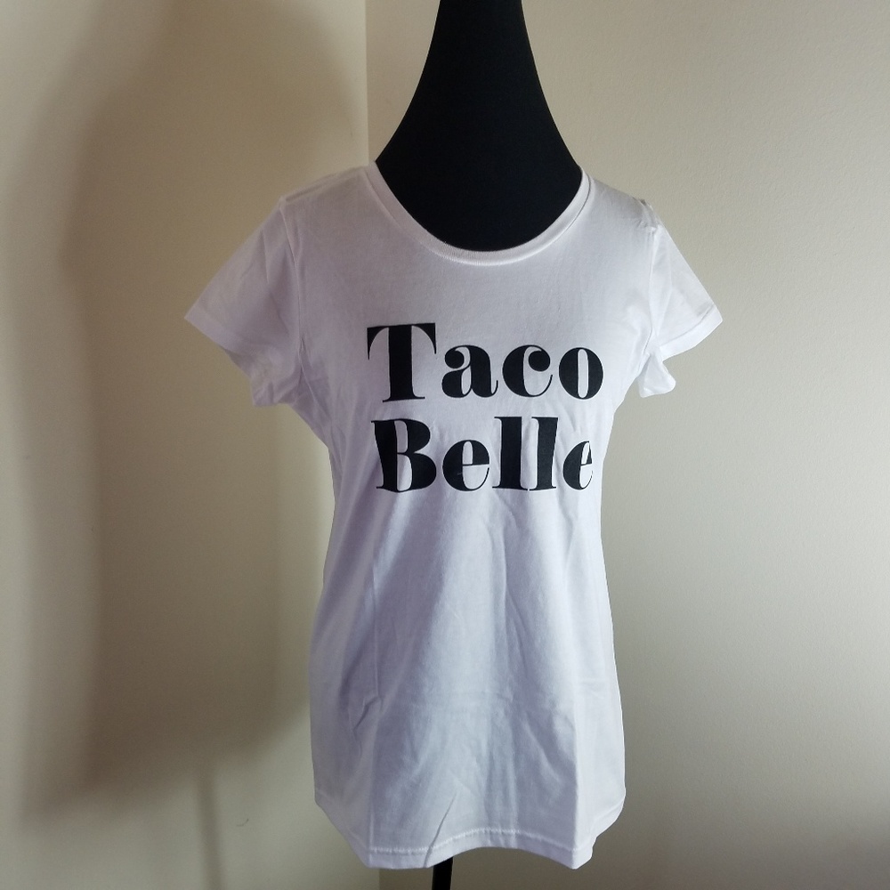 Tiff + Jen Taco Belle Fun Graphic Tee Shirt XLarge